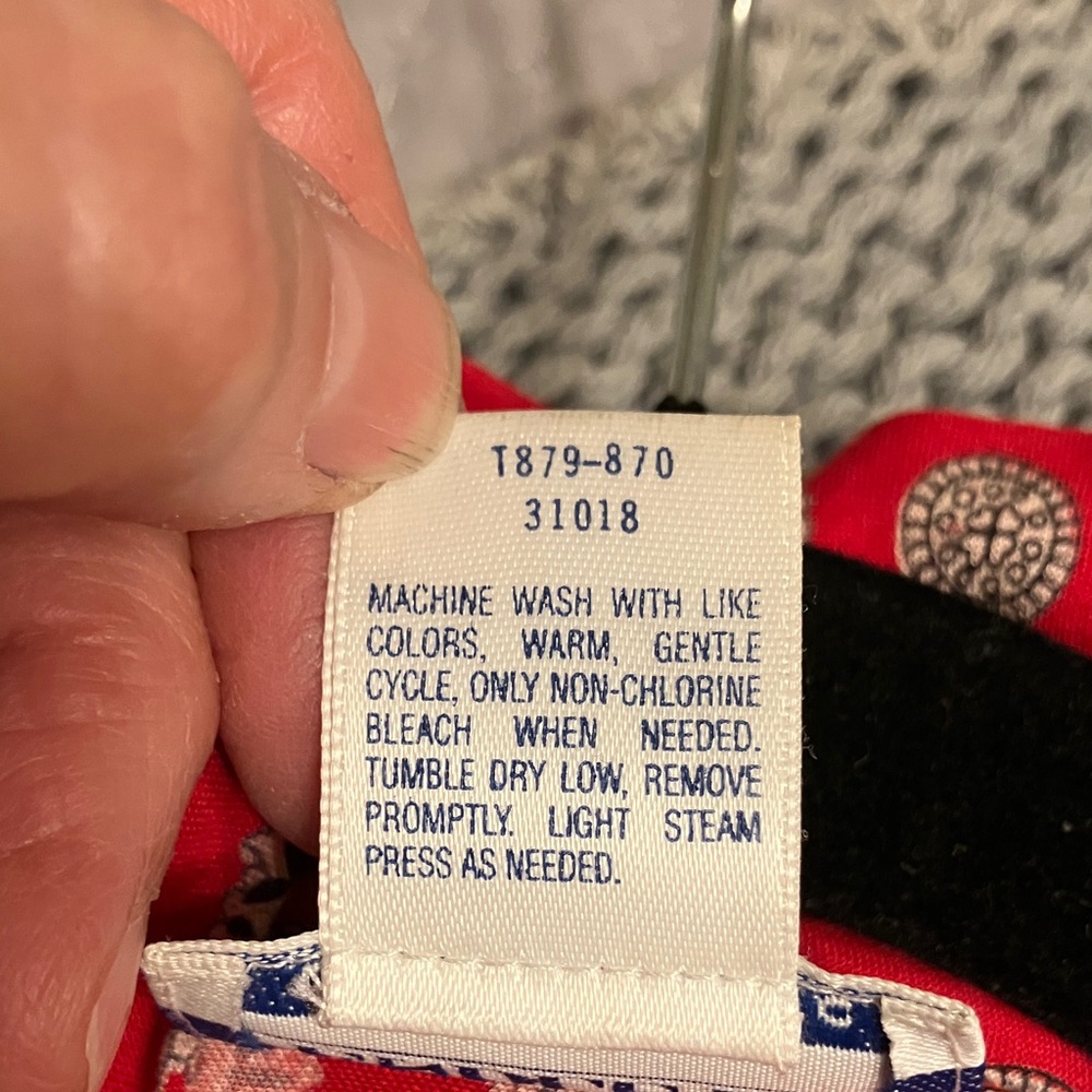 Pendleton Red Patterned Blouse - image 6